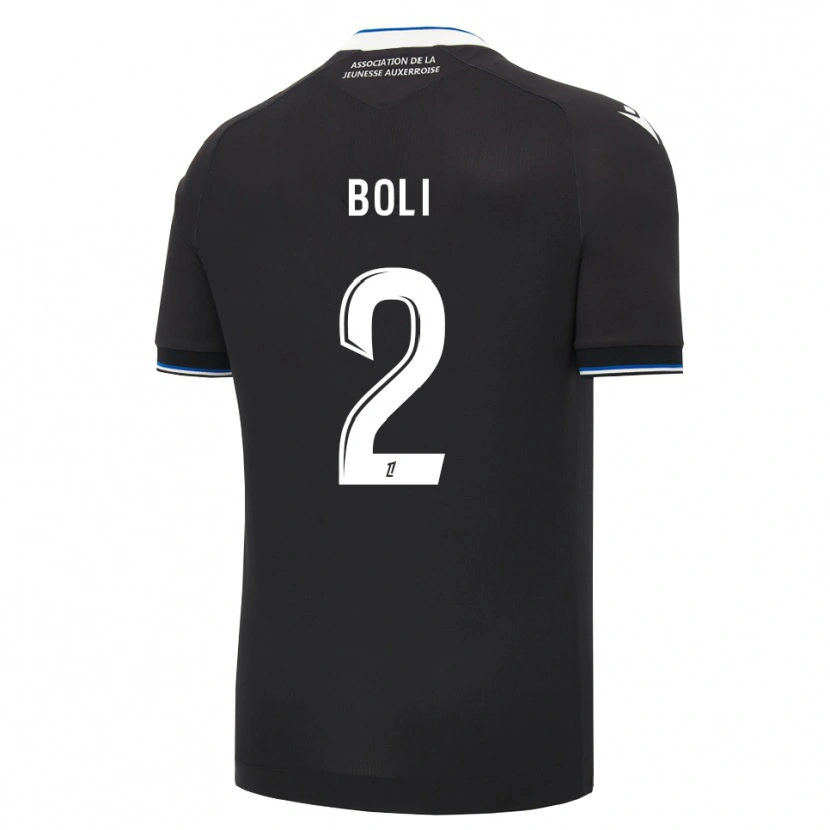 Danxen Femme Maillot Franck Boli #2 Noir Bleu Blanc Tenues Extérieur 2026/27 T-Shirt