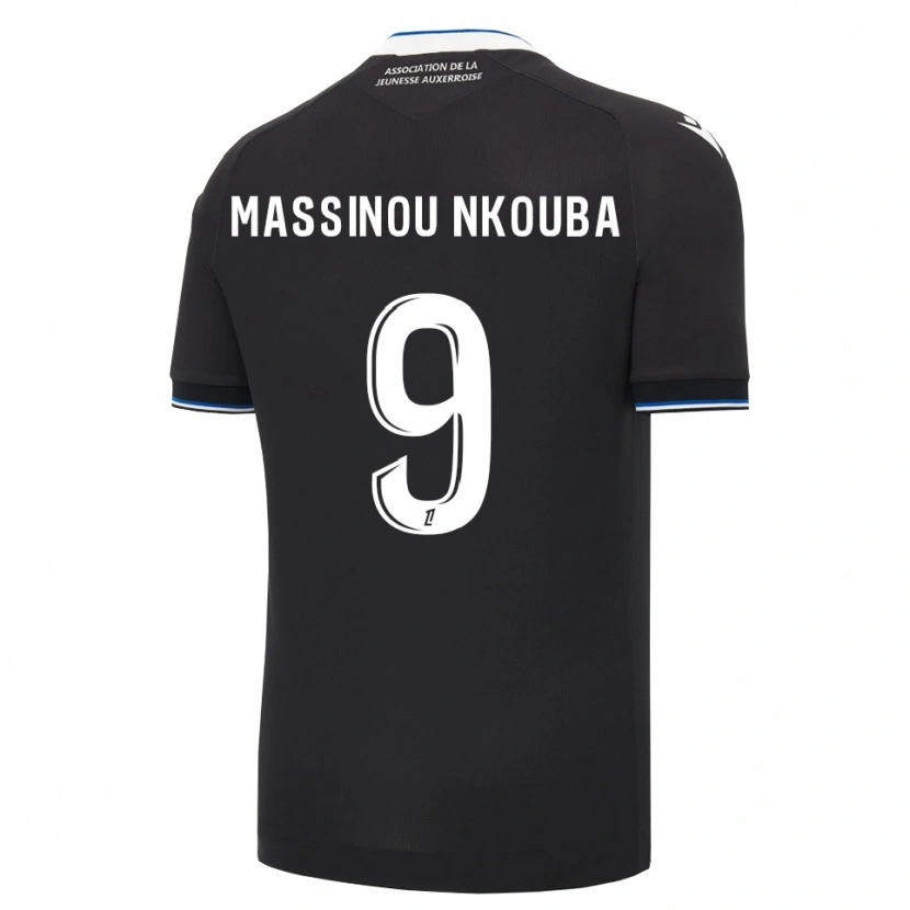 Danxen Femme Maillot Pierre Massinou Nkouba #9 Noir Bleu Blanc Tenues Extérieur 2026/27 T-Shirt