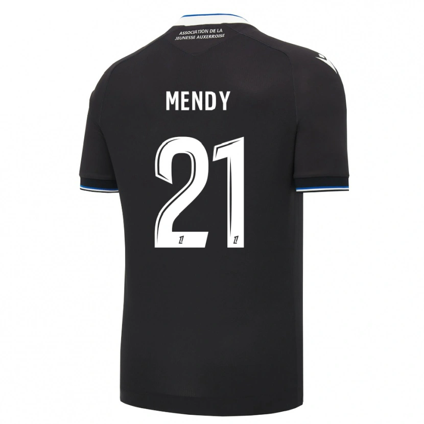 Danxen Femme Maillot Tony Mendy #21 Noir Bleu Blanc Tenues Extérieur 2026/27 T-Shirt