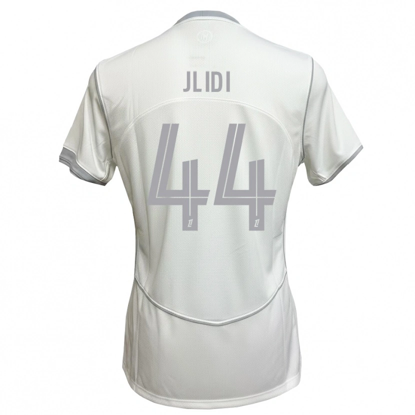 Danxen Femme Maillot Yahia Jlidi #44 Blanc Gris Tenues Extérieur 2026/27 T-Shirt