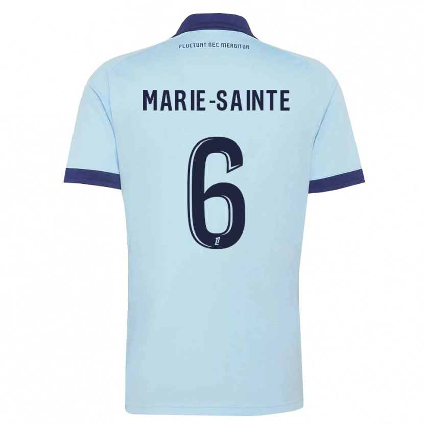 Danxen Femme Maillot Andrew Marie-Sainte #6 Bleu Barbeau Noir Tenues Extérieur 2026/27 T-Shirt