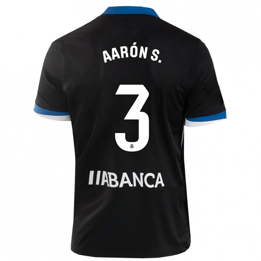 Danxen Femme Maillot Aarón Sánchez #3 Noir Bleu Blanc Tenues Extérieur 2026/27 T-Shirt