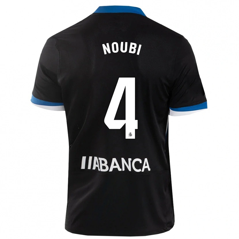 Danxen Femme Maillot Lucas Noubi #4 Noir Bleu Blanc Tenues Extérieur 2026/27 T-Shirt