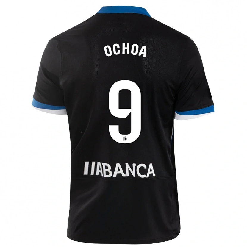 Danxen Femme Maillot Martín Ochoa #9 Noir Bleu Blanc Tenues Extérieur 2026/27 T-Shirt