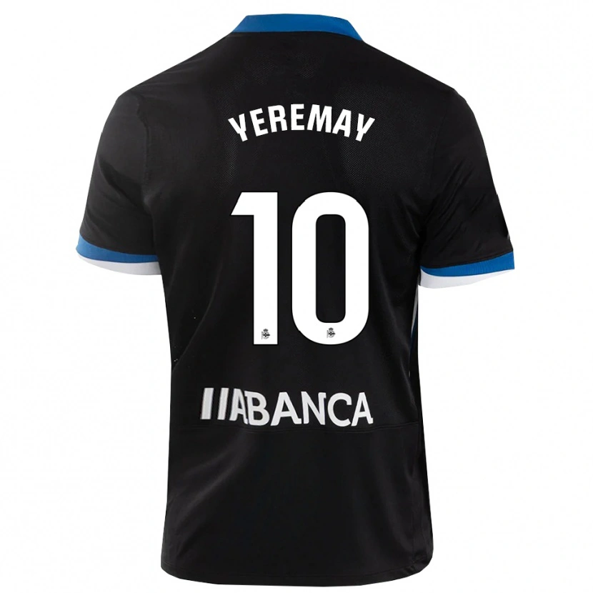 Danxen Femme Maillot Yeremay Hernández #10 Noir Bleu Blanc Tenues Extérieur 2026/27 T-Shirt