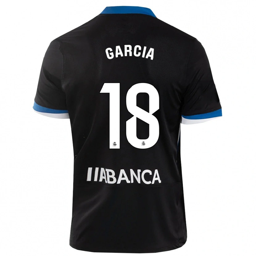 Danxen Femme Maillot Raquel García #18 Noir Bleu Blanc Tenues Extérieur 2026/27 T-Shirt