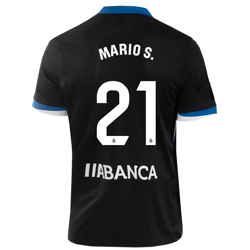 Danxen Femme Maillot Mario Soriano #21 Noir Bleu Blanc Tenues Extérieur 2026/27 T-Shirt