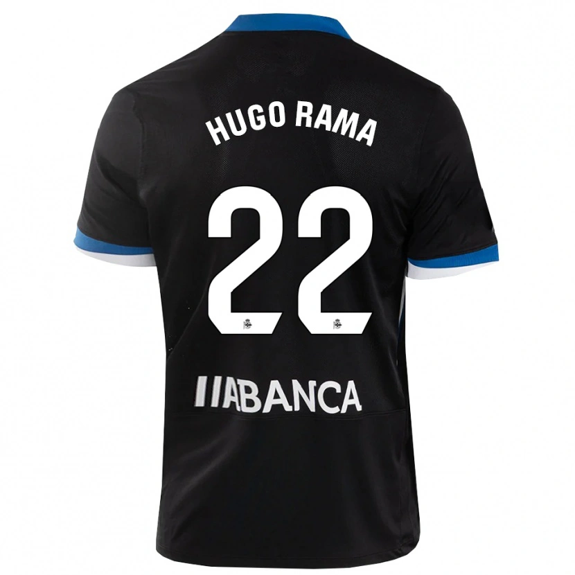 Danxen Femme Maillot Hugo Rama #22 Noir Bleu Blanc Tenues Extérieur 2026/27 T-Shirt