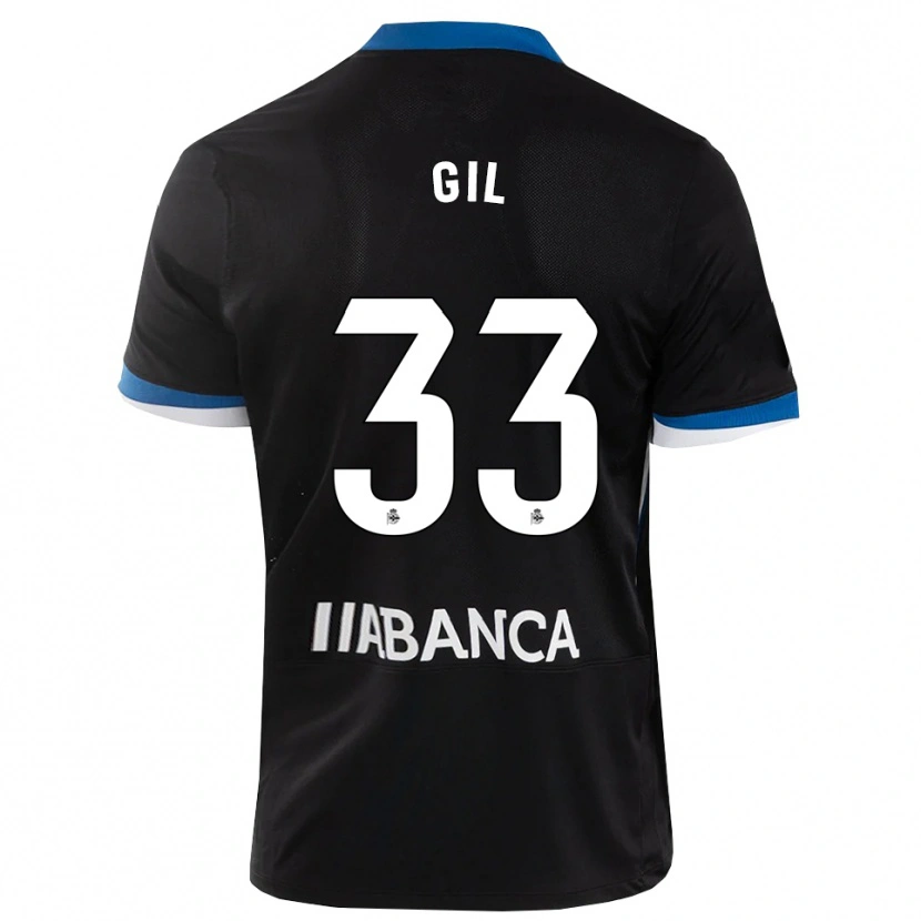Danxen Femme Maillot Iker Gil #33 Noir Bleu Blanc Tenues Extérieur 2026/27 T-Shirt