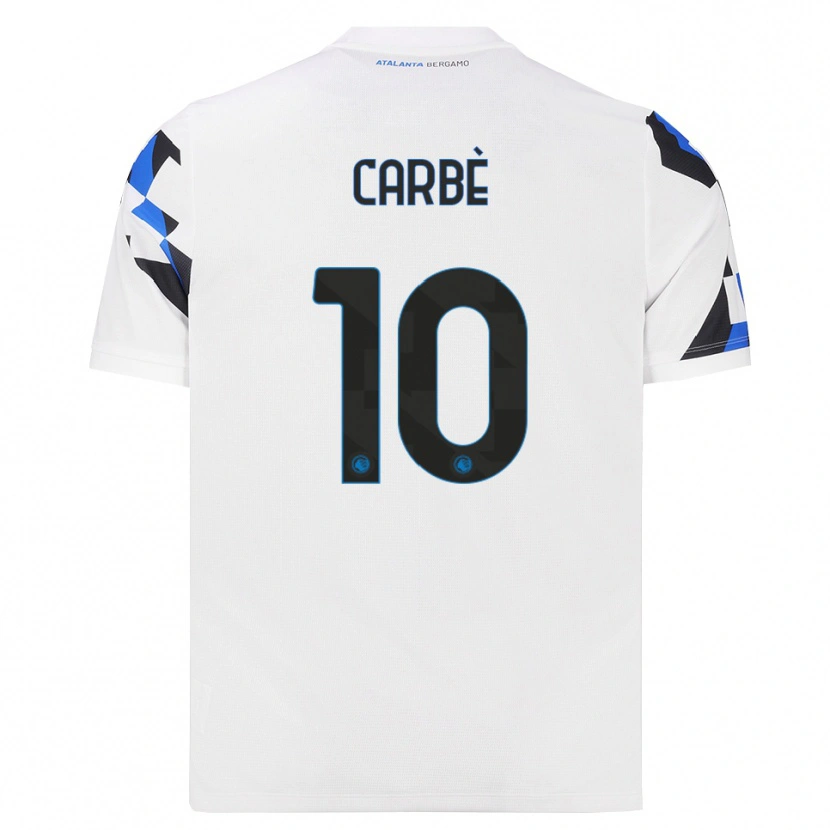 Danxen Femme Maillot Alessio Carbè #10 Blanc Rouge Bleu Tenues Extérieur 2026/27 T-Shirt