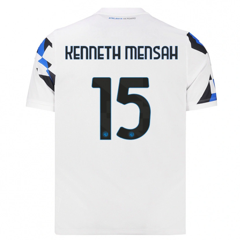 Danxen Femme Maillot Anthony Kenneth Mensah #15 Blanc Rouge Bleu Tenues Extérieur 2026/27 T-Shirt