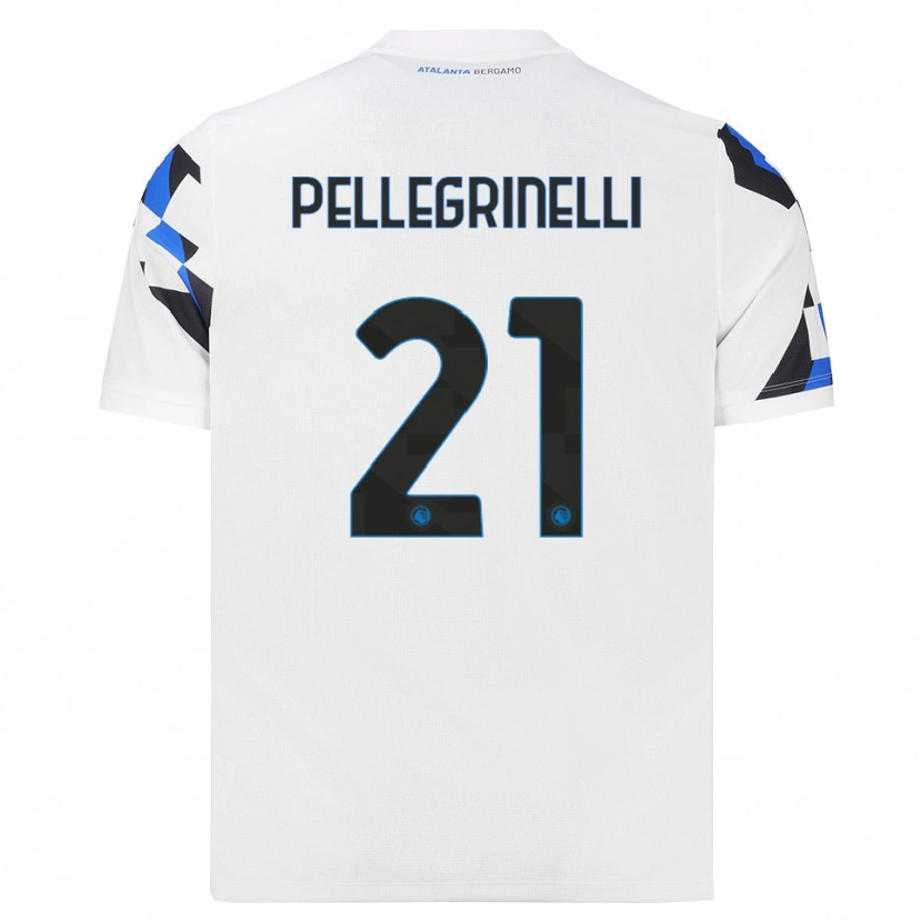 Danxen Femme Maillot Giorgia Pellegrinelli #21 Blanc Rouge Bleu Tenues Extérieur 2026/27 T-Shirt