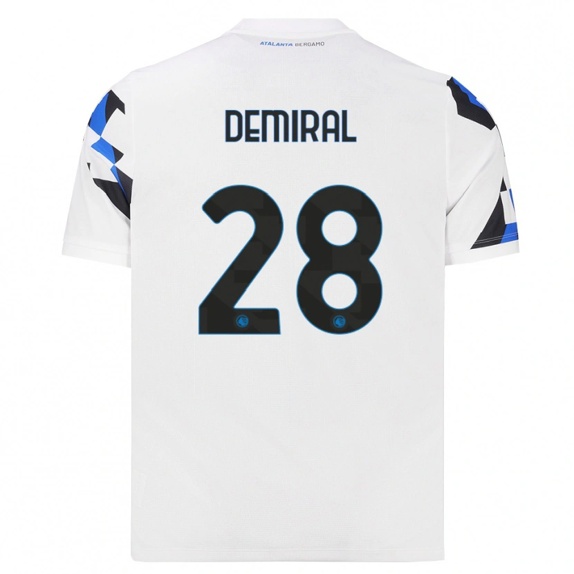 Danxen Femme Maillot Merih Demiral #28 Blanc Rouge Bleu Tenues Extérieur 2026/27 T-Shirt