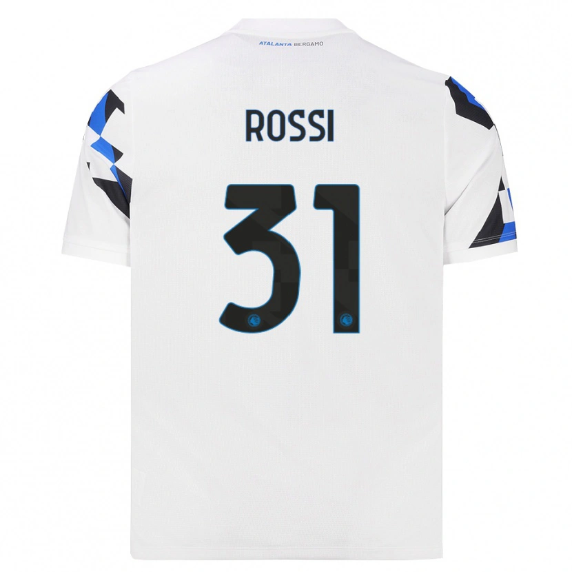 Danxen Femme Maillot Francesco Rossi #31 Blanc Rouge Bleu Tenues Extérieur 2026/27 T-Shirt