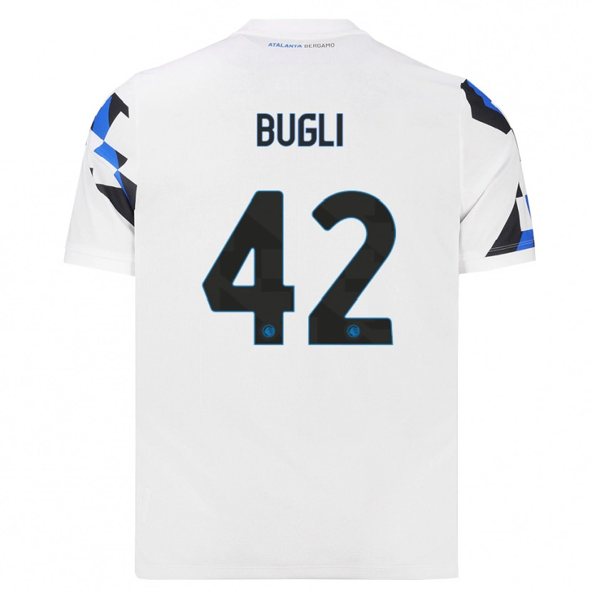 Danxen Femme Maillot Gabriel Bugli #42 Blanc Rouge Bleu Tenues Extérieur 2026/27 T-Shirt