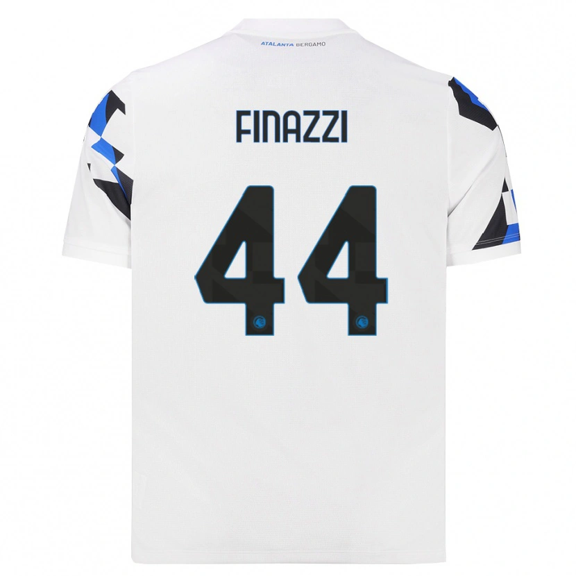 Danxen Femme Maillot Riccardo Finazzi #44 Blanc Rouge Bleu Tenues Extérieur 2026/27 T-Shirt