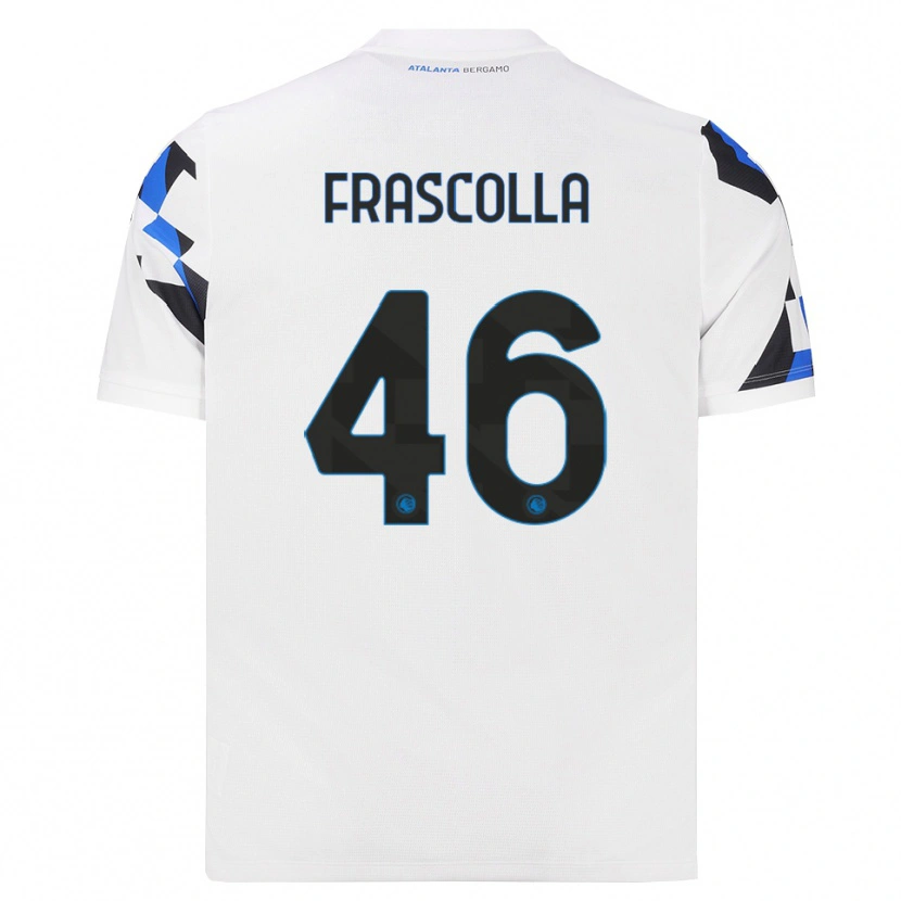Danxen Femme Maillot Andrea Frascolla #46 Blanc Rouge Bleu Tenues Extérieur 2026/27 T-Shirt