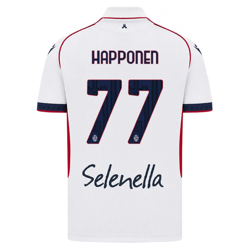 Danxen Femme Maillot Ukko Happonen #77 Blanc Rouge Bleu Roi Tenues Extérieur 2026/27 T-Shirt