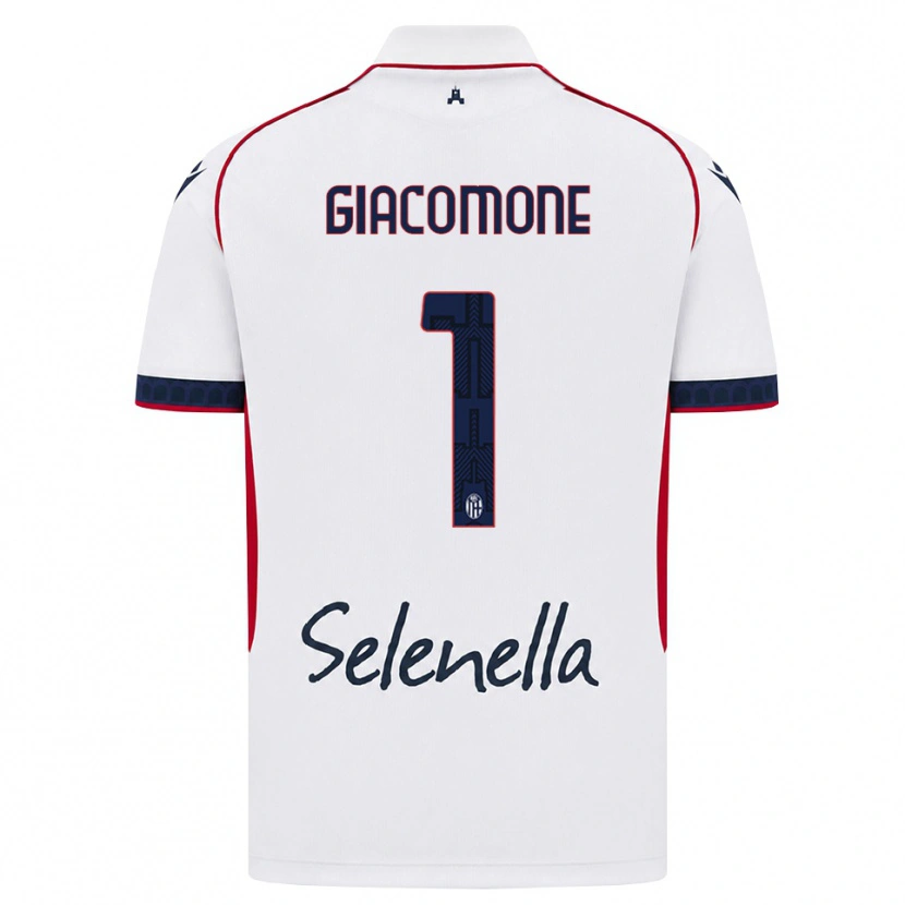 Danxen Femme Maillot Giacomo Giacomone #1 Blanc Rouge Bleu Roi Tenues Extérieur 2026/27 T-Shirt