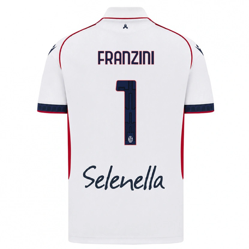 Danxen Femme Maillot Davide Franzini #1 Blanc Rouge Bleu Roi Tenues Extérieur 2026/27 T-Shirt