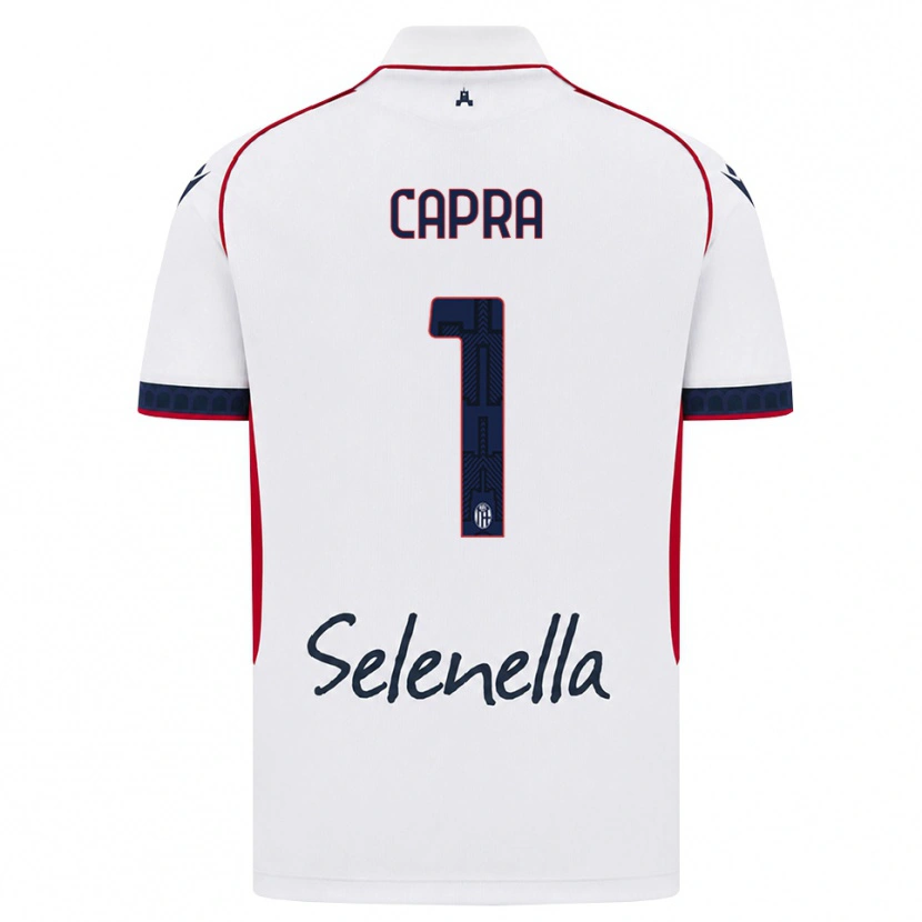 Danxen Femme Maillot Daniel Capra #1 Blanc Rouge Bleu Roi Tenues Extérieur 2026/27 T-Shirt