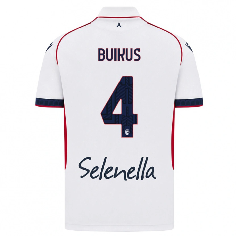 Danxen Femme Maillot Adomas Buikus #4 Blanc Rouge Bleu Roi Tenues Extérieur 2026/27 T-Shirt