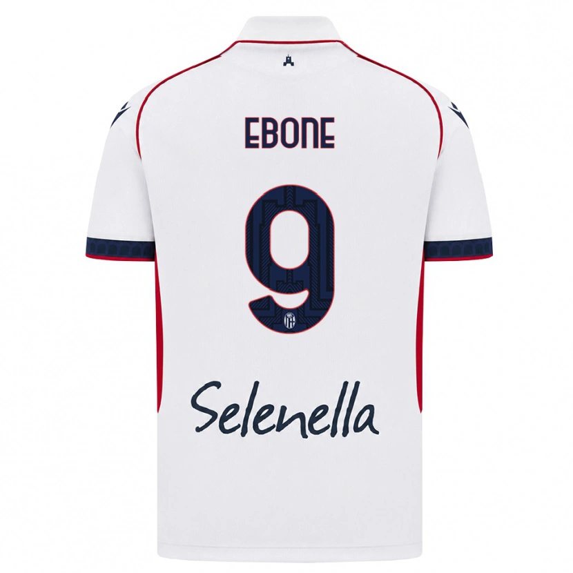 Danxen Femme Maillot Tommaso Ebone #9 Blanc Rouge Bleu Roi Tenues Extérieur 2026/27 T-Shirt