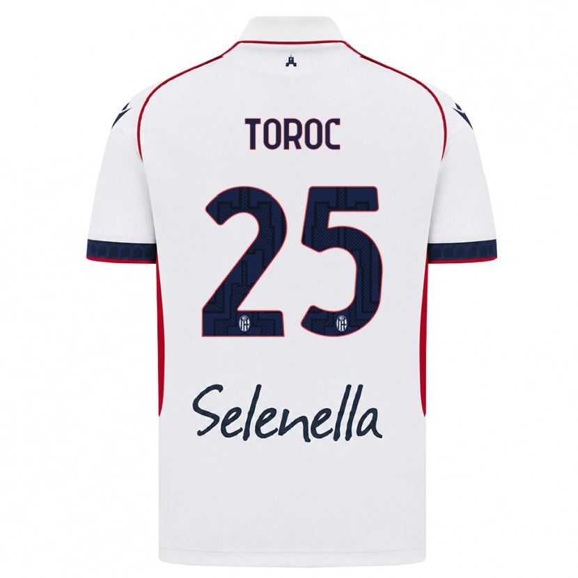 Danxen Femme Maillot Andrei Toroc #25 Blanc Rouge Bleu Roi Tenues Extérieur 2026/27 T-Shirt