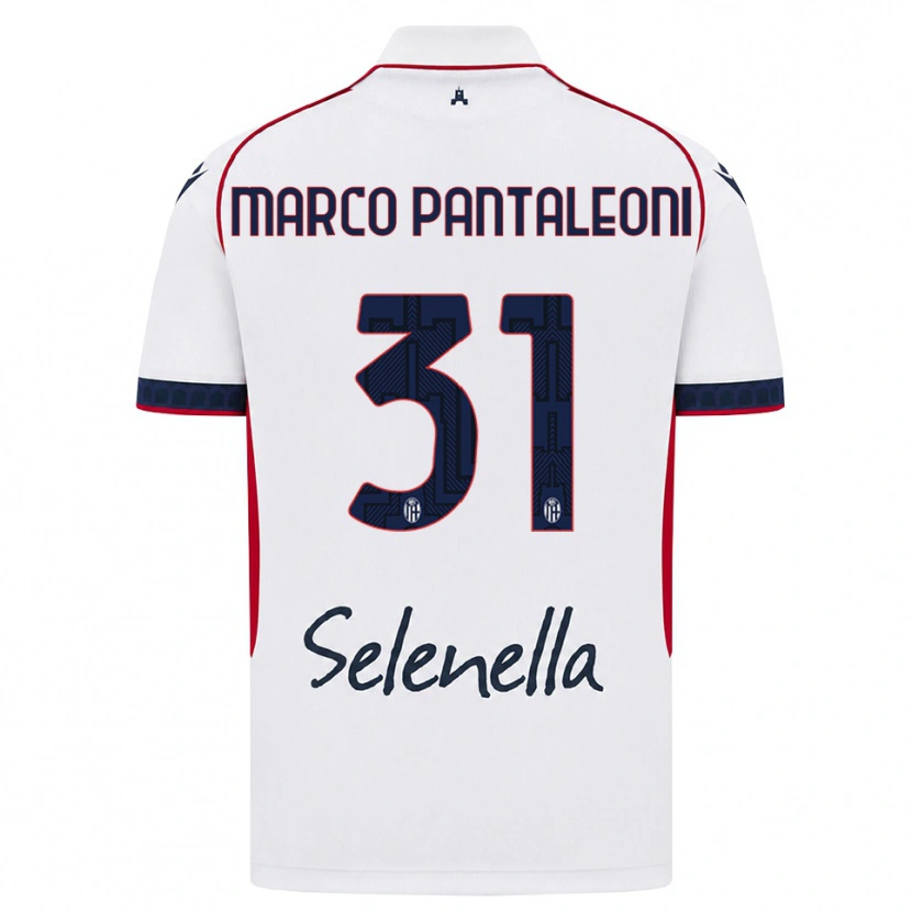 Danxen Femme Maillot Gian Marco Pantaleoni #31 Blanc Rouge Bleu Roi Tenues Extérieur 2026/27 T-Shirt