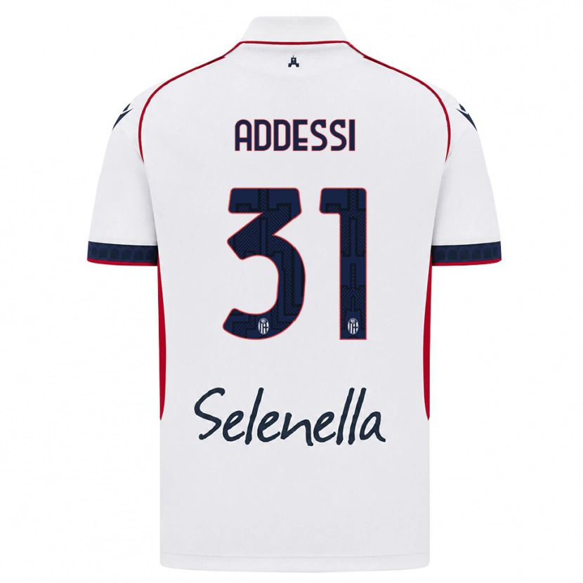 Danxen Femme Maillot Simone Addessi #31 Blanc Rouge Bleu Roi Tenues Extérieur 2026/27 T-Shirt