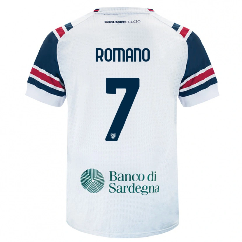 Danxen Femme Maillot Antonio Romano #7 Blanc Rouge Vert Tenues Extérieur 2026/27 T-Shirt