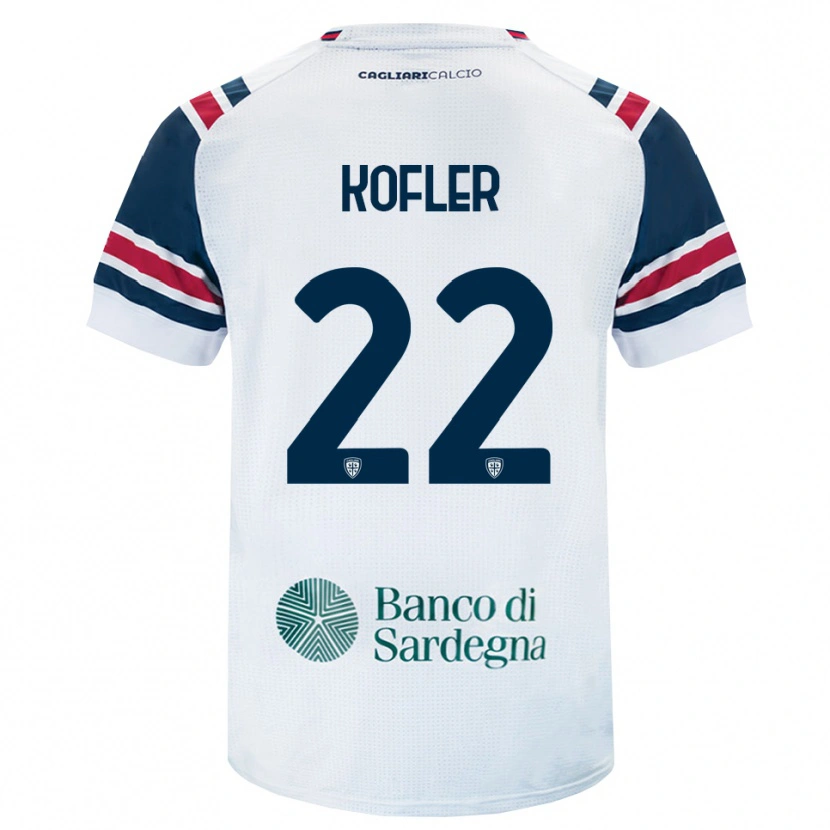 Danxen Femme Maillot Raphael Kofler #22 Blanc Rouge Vert Tenues Extérieur 2026/27 T-Shirt
