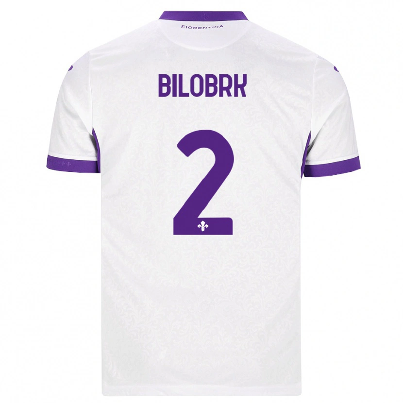Danxen Femme Maillot Ante Bilobrk #2 Blanc Violet Tenues Extérieur 2026/27 T-Shirt