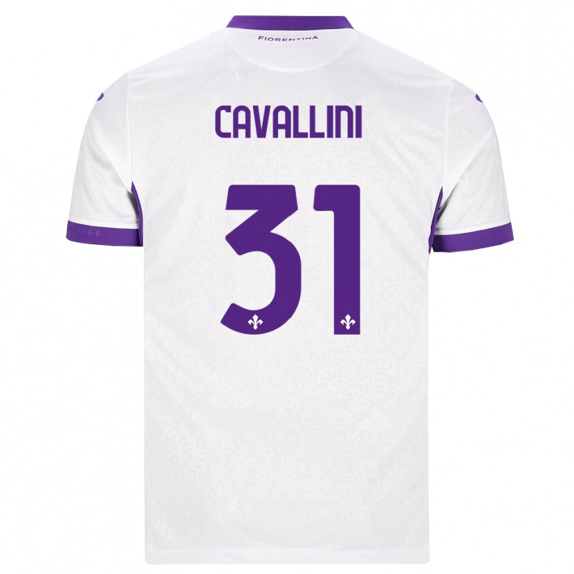 Danxen Femme Maillot Aurora Cavallini #31 Blanc Violet Tenues Extérieur 2026/27 T-Shirt