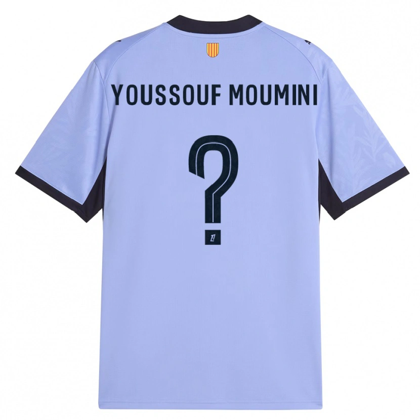 Danxen Femme Maillot Yakine Youssouf Moumini #0 Lavande Noir Troisieme 2026/27 T-Shirt