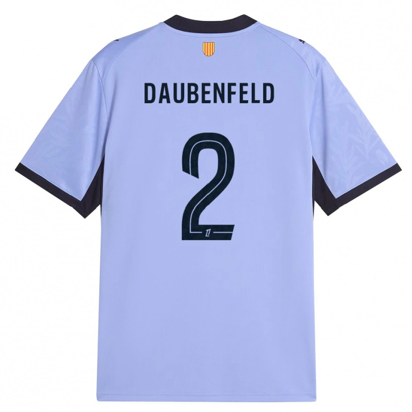 Danxen Femme Maillot Lucas Daubenfeld #2 Lavande Noir Troisieme 2026/27 T-Shirt