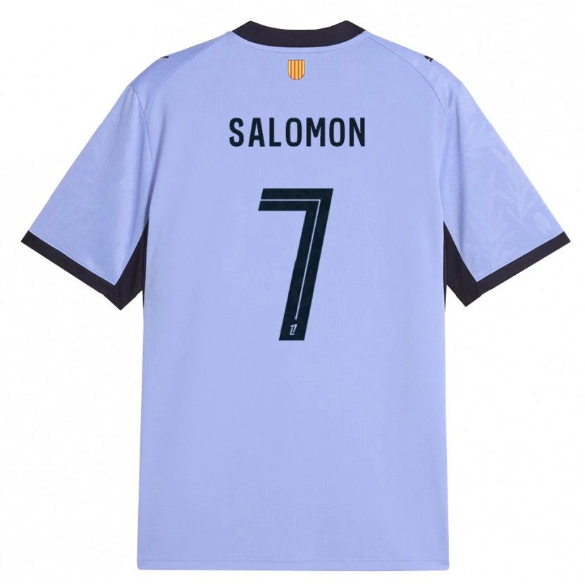 Danxen Femme Maillot Maëva Salomon #7 Lavande Noir Troisieme 2026/27 T-Shirt