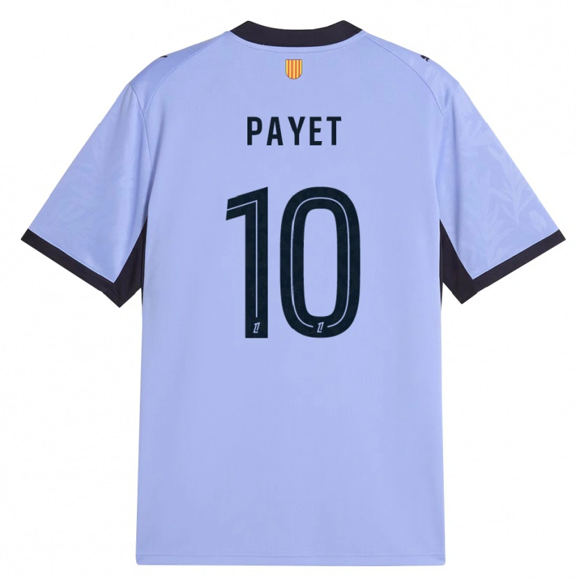 Danxen Femme Maillot Dimitri Payet #10 Lavande Noir Troisieme 2026/27 T-Shirt