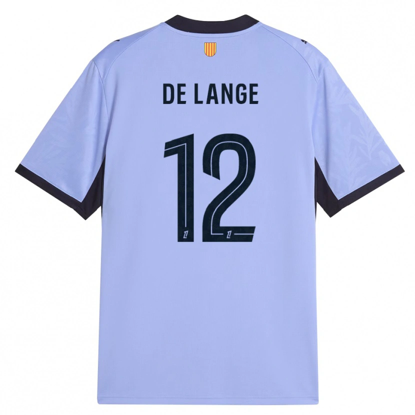 Danxen Femme Maillot Jeffrey De Lange #12 Lavande Noir Troisieme 2026/27 T-Shirt