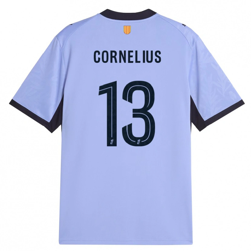 Danxen Femme Maillot Derek Cornelius #13 Lavande Noir Troisieme 2026/27 T-Shirt