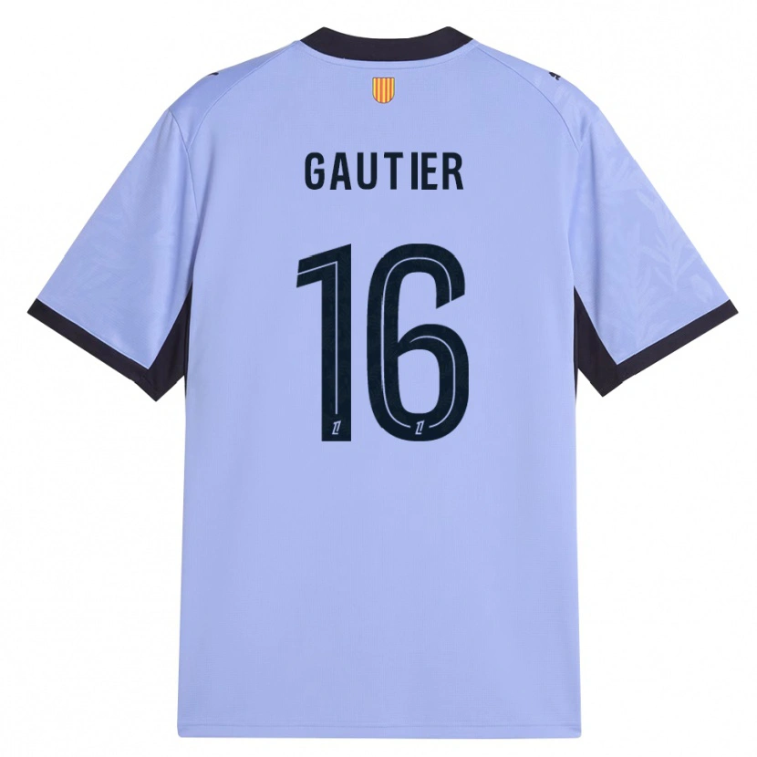 Danxen Femme Maillot Elisa Gautier #16 Lavande Noir Troisieme 2026/27 T-Shirt