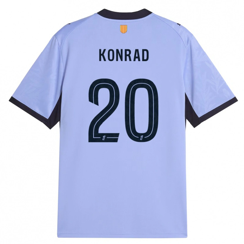 Danxen Femme Maillot Konrad De La Fuente #20 Lavande Noir Troisieme 2026/27 T-Shirt