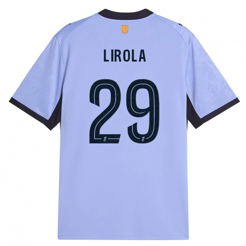 Danxen Femme Maillot Pol Lirola #29 Lavande Noir Troisieme 2026/27 T-Shirt