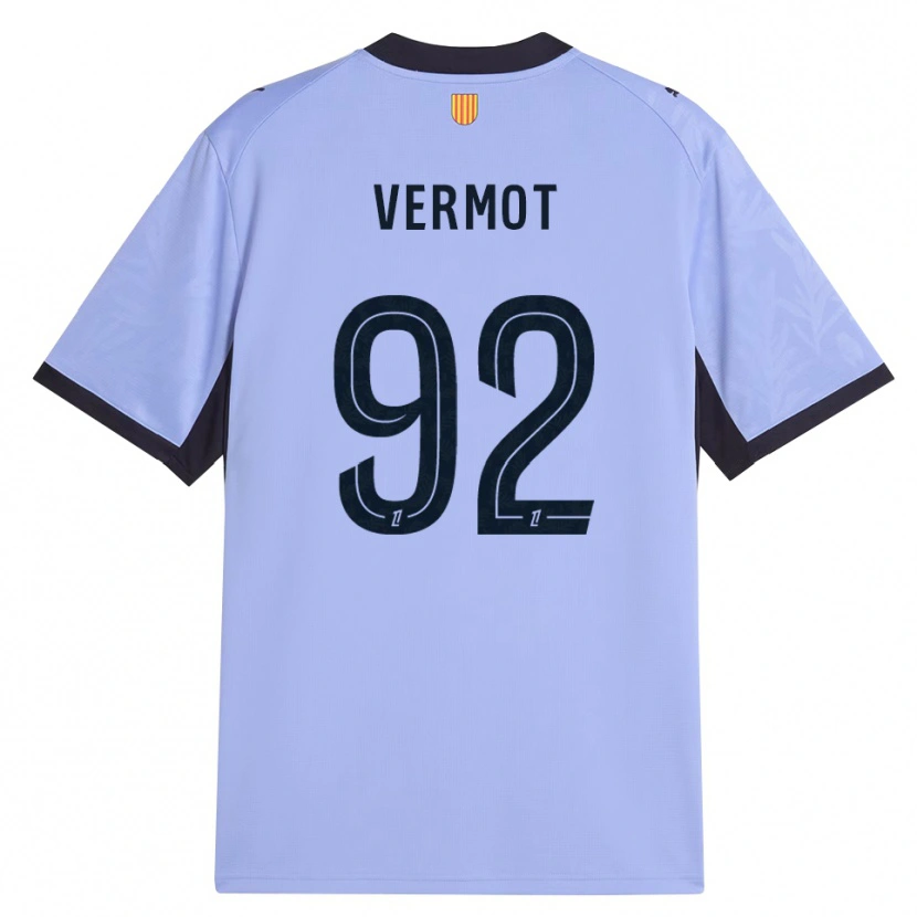 Danxen Femme Maillot Théo Vermot #92 Lavande Noir Troisieme 2026/27 T-Shirt