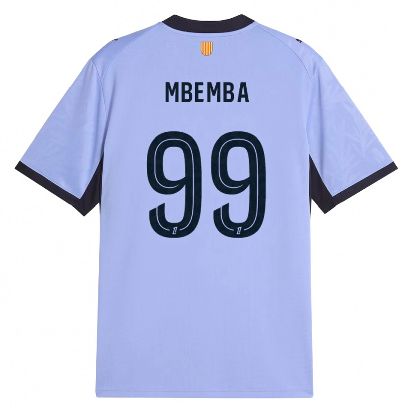 Danxen Femme Maillot Chancel Mbemba #99 Lavande Noir Troisieme 2026/27 T-Shirt