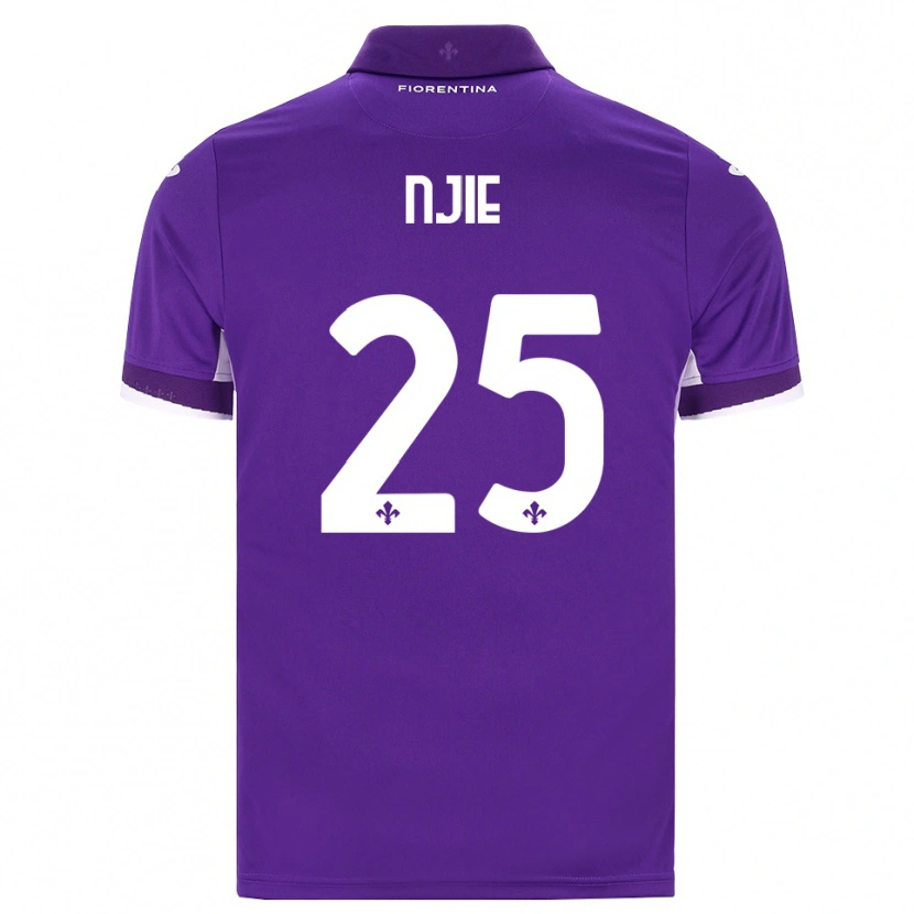 Danxen Femme Maillot Alieu Njie #25 Violet Blanc Rose Tenues Domicile 2026/27 T-Shirt
