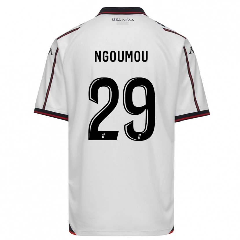 Danxen Femme Maillot Nathan Ngoumou #29 Noir Blanc Tenues Extérieur 2026/27 T-Shirt