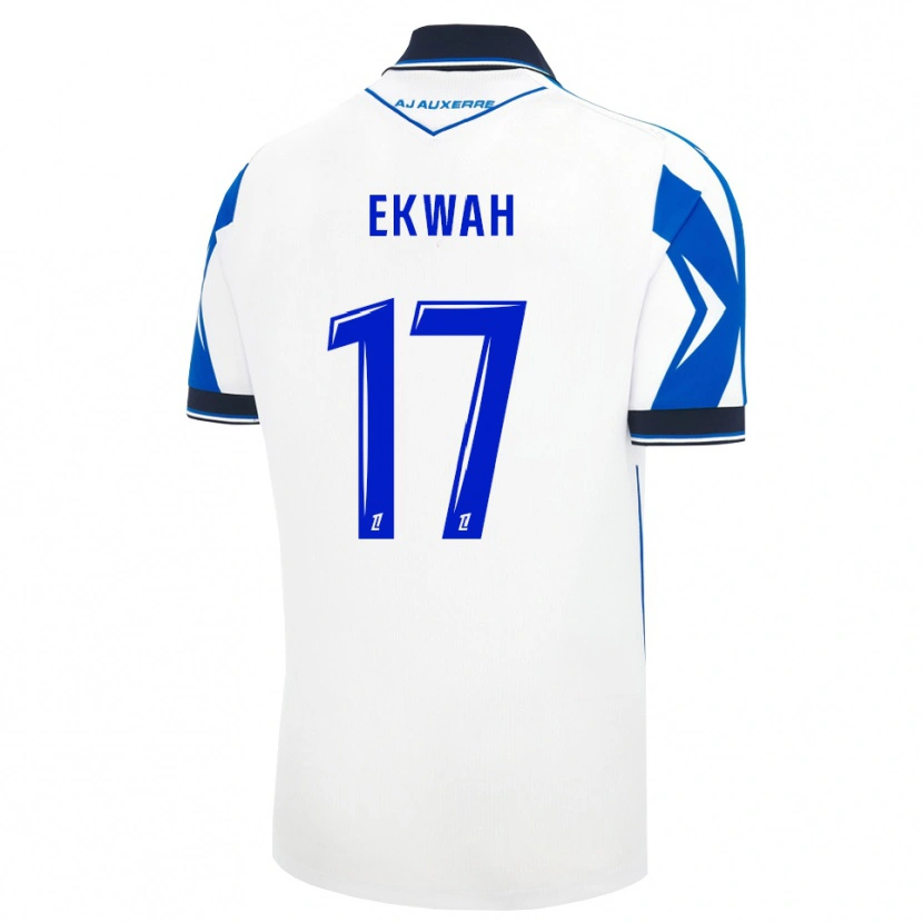 Danxen Femme Maillot Pierre Ekwah #17 Noir Blanc Bleu Tenues Domicile 2026/27 T-Shirt
