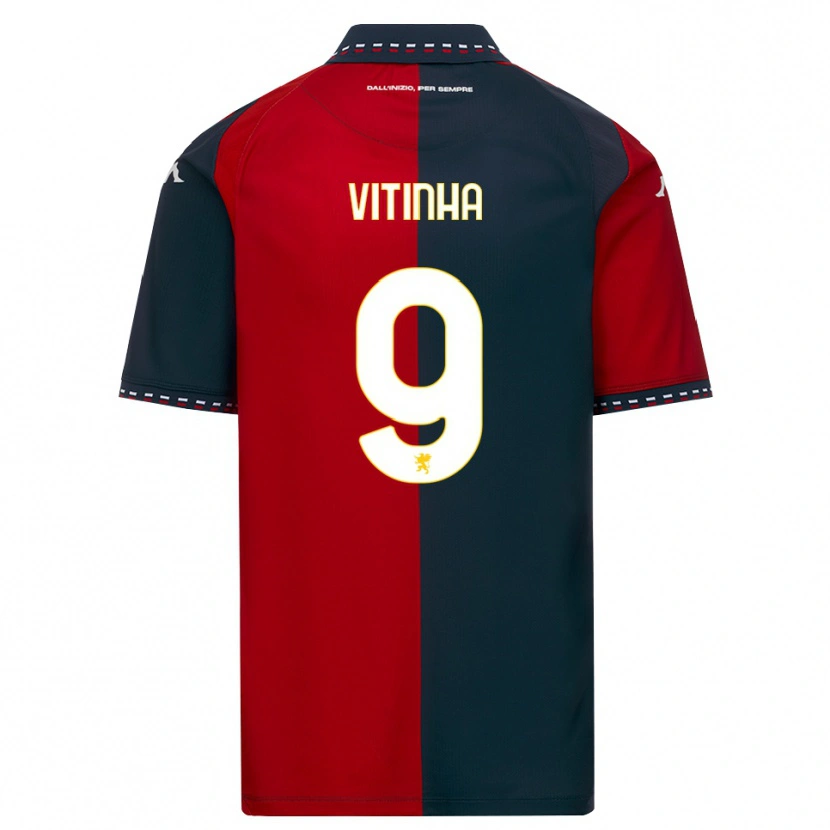 Danxen Enfant Maillot Vítor Manuel Carvalho Oliveira #9 Rouge Noir Blanc Tenues Domicile 2026/27 T-Shirt