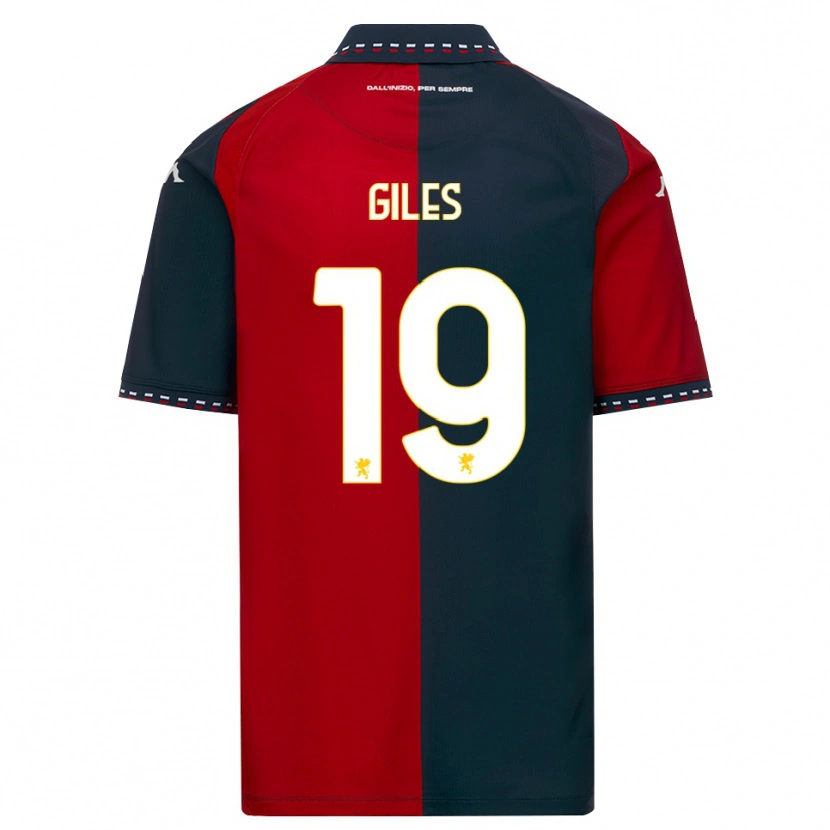 Danxen Enfant Maillot Heidi Giles #19 Rouge Noir Blanc Tenues Domicile 2026/27 T-Shirt